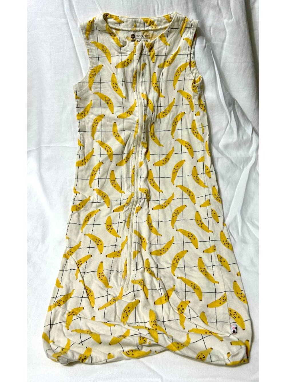 18 month Baby Soy Banana Sleeper Sleep Sack Full-Zip Sleeveless